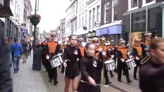 showkorps Wilhelmina avondvierdaagse gorinchem 15062012 [upl. by Ellevehc]