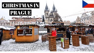 I visited my first Christmas Markets Prague Czech Republic 🇨🇿 [upl. by Andreas]