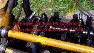 CAV Einspritzpumpe beim Perkins 3152 Motor ausbauen [upl. by Nivag]