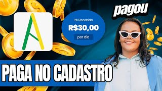 GANHE R30 NO CADASTRO NO PIX NOVO SITE PARA GANHAR DINHEIRO ASSISTINDO ANÚNCIOS [upl. by Trik]