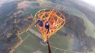 Climbing a 363m Radio Tower in GermanyGYK [upl. by Sabian]