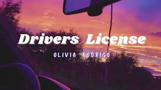 Drivers License  Olivia Rodrigo Lyrics [upl. by Robbin691]