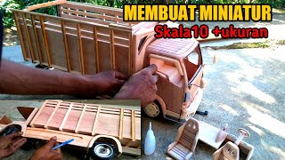 make a 10 scale canter truck miniature miniature truck made of wood [upl. by Ruhnke]