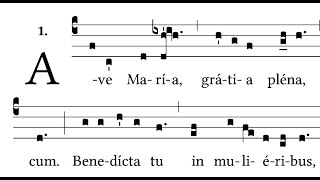 Ave Maria  Gregorian Chant [upl. by Lovato]