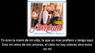 Aventura  La novelita lyric  letra [upl. by Latty]