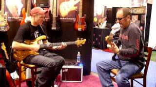 wojtek pilichowski With Joe Iaquinto at The NAMM Show 2010 [upl. by Meingolda408]