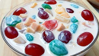 Creamy Fruit Salad Recipe Filipino Style [upl. by Anis476]