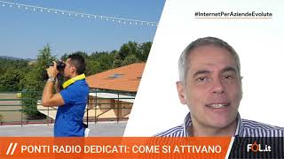 Ponti radio puntopunto modalità di lavoro e tempi di attivazione [upl. by Nedap699]