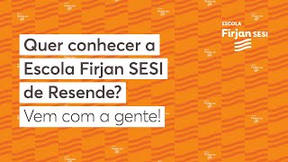 Escola Firjan SESI Resende  Educação Infantil e Ensino Fundamental  Tour Virtual [upl. by Yar]