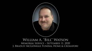 William A quotBillquot Watson Memorial Service  September 11 2020 [upl. by Mayer]