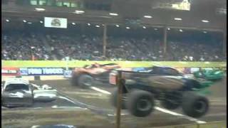 Monster Jam 111409  Albuquerque [upl. by Ahsekal890]