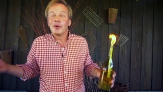 How to Make Tiki Torches  At Home With P Allen Smith [upl. by Eevets]