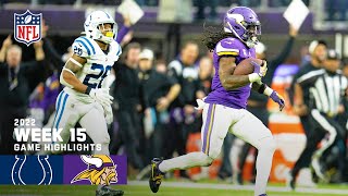 LARGEST COMEBACK IN HISTORY Indianapolis Colts vs Minnesota Vikings  2022 Week 15 Game Highlights [upl. by Martz816]