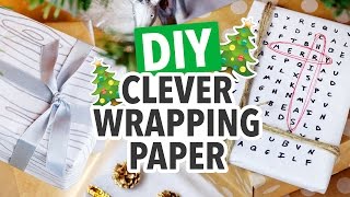 DIY LastMinute Wrapping Paper  Christmas 2016  HGTV Handmade [upl. by Leavy]