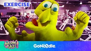 Flex With Awesome Sauce  Activities For Kids  Exercise  GoNoodle [upl. by Nnaihs223]