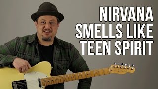 Nirvana Smells Like Teen Spirit Guitar Lesson  Tutorial [upl. by Onairelav]