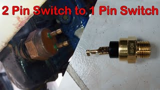 How to Install a Radiator Thermo Fan Switch On A Motorcycle  Double Pin To Single Pin [upl. by Hirai]