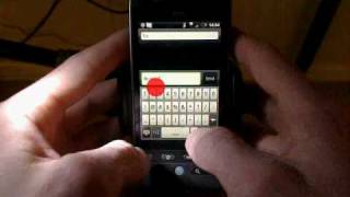 Mobilile Usability  Eye Tracking an Android mobile phone with a Tobii eye tracker [upl. by Ayekat328]