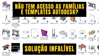 Como instalar biblioteca de famílias e templates padrão no Revit [upl. by Eellek]