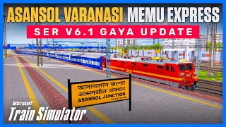 WORST RATED TRAIN FROM WEST BENGAL  13553 ASANSOL VARANASI EXP  INDIAN TRAIN SIMULATOR INDIA LIVE [upl. by Frolick]