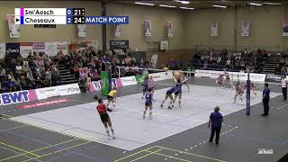 NLA Volleyball SmAesch  VBC Cheseaux [upl. by Andria94]