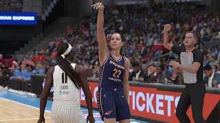 Indiana Fever vs Chicago Sky  WNBA Today 62424 Full Game Highlights NBA 2K24 Sim [upl. by Kilar617]