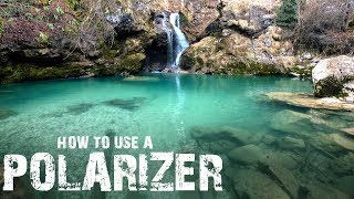 HOW TO use a POLARIZER filter in field review  Why you NEED a POLARISING FILTER [upl. by Eirrol]