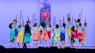 Dulles Tinikling  Dulles High School Multicultural Show 2024 [upl. by Bran]