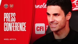 Mikel Arteta  Sheffield United 06 Arsenal  Postmatch press conference [upl. by Arammahs]