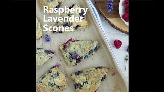 Oregon Berries Raspberry Lavender Scones Recipe Video [upl. by Talyah646]