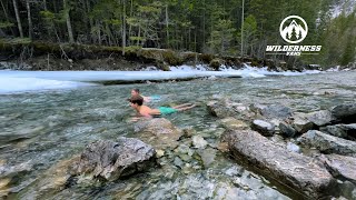 Trip to Lussier Hot Springs in our fully built E350 4x4 Camper [upl. by Bogart]