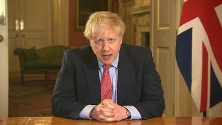 Boris Johnson announces complete UK lockdown amid coronavirus crisis [upl. by Asyral]