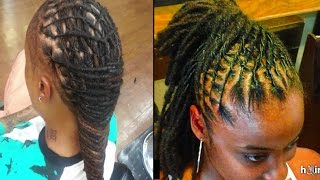 Natural Hair  Locks 2015 Black Hairstyles [upl. by Enala]