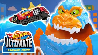 GIANT GORILLA ON THE LOOSE 🦍  Full Episode  Ultimate Garage Crew  Hot Wheels [upl. by Ferrigno]