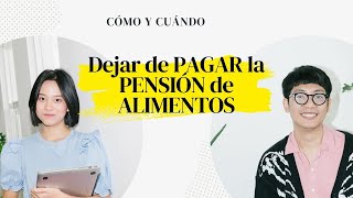 Dejar de pagar la pensión de alimentos de hijo mayor de edad cuando está trabajando [upl. by Arze176]