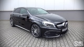 Brabus Mercedes A45 AMG  Introduction and Revs [upl. by Etnoid]