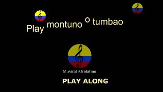 Piano Salsa montuno en modo mayor play along backing track XVII parte Bogotá 2024 [upl. by Aehcim]