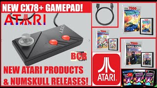 NEW Atari amp Numskull Releases New CX78 Gamepad amp More Ninja Golf Food Fight amp Fatal Run 7800 [upl. by Mackintosh769]