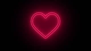 Vibrant Heartbeat Glow Colorful Heartshaped Pulsating Light Animation  Best Free Footage [upl. by Atimad]