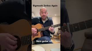 Bigmouth Strikes Again acoustic guitar riff  classic guitar part from this song from The Smiths [upl. by Enyrb782]