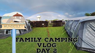 Family Camping In Norfolk Day 2 High Altitude Trampoline Park Vlog familyvlog fun holiday UK 2024 [upl. by Annel]