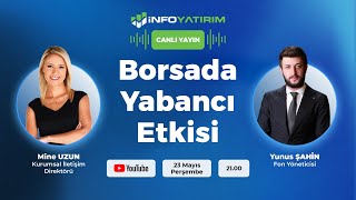 Borsada Yabancı Etkisi  Yunus Şahin Yorumluyor  İnfo Yatırım [upl. by Heid189]