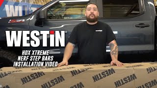 Westin HDX Xtreme Nerf Step Bar Installation Video [upl. by Lucia419]