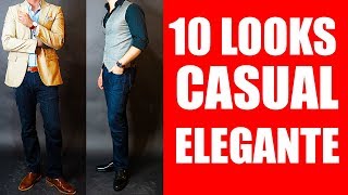 10 Outfits Casual Elegante  Smart Casual [upl. by Carrick]