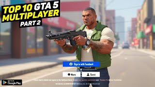 Top 10 Open World Multiplayer Android Games Like GTA  Android Open World Multiplayer Games  Part 2 [upl. by Roselia]