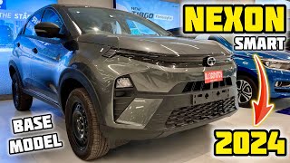 Tata Nexon Smart 2024 Model ✅ Tata Nexon Base Model 2024 ✅ [upl. by Londoner574]