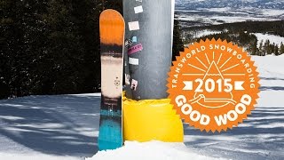 Arbor Westmark  Good Wood 2015 Mens Park  TransWorld SNOWboarding [upl. by Enilrahc]