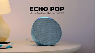 Amazon Echo Pop Perfect for Bedroom Living Room amp More  Review [upl. by Annahsohs980]