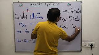 35Nernst equation for electrochemical cell Electrochemistry class 12th electrochemistry [upl. by Alilad113]