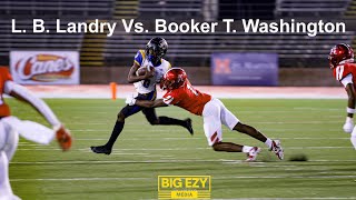 L B Landry Vs Booker T Washington Sideline View  First Half Senior Night [upl. by Ravilob]